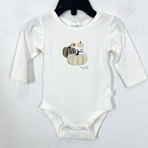 Firsts by Petit Lem Newborn‎ Fall Pumpkin Cozy First Halloween Longsleeve NWT